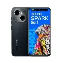 TECNO Spark GO 1 (Startrail Black, 4GB+64GB) | 4+ Years Lag Free Fluency | 6.67" 120Hz Smooth Display | 8GB* Bigger RAM | in-Built Infrared Remote | Dual Speakers with DTS | AI Call Noise Reduction