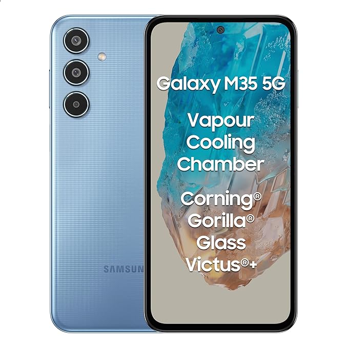 SAMSUNG Galaxy M35 5G (DayBreak Blue, 256 GB)  (8 GB RAM)