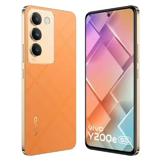 Vivo Y200e 5G (Saffron Delight, 8GB RAM, 128GB Storage) with No Cost EMI