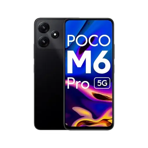 POCO M6 5G, Black (4GB, 64GB)